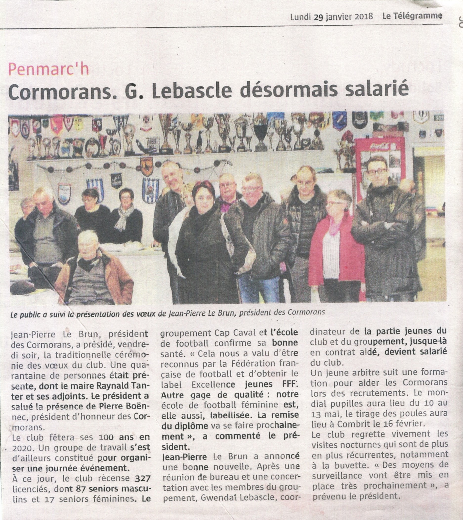 2018 : Le Cap du Salariat