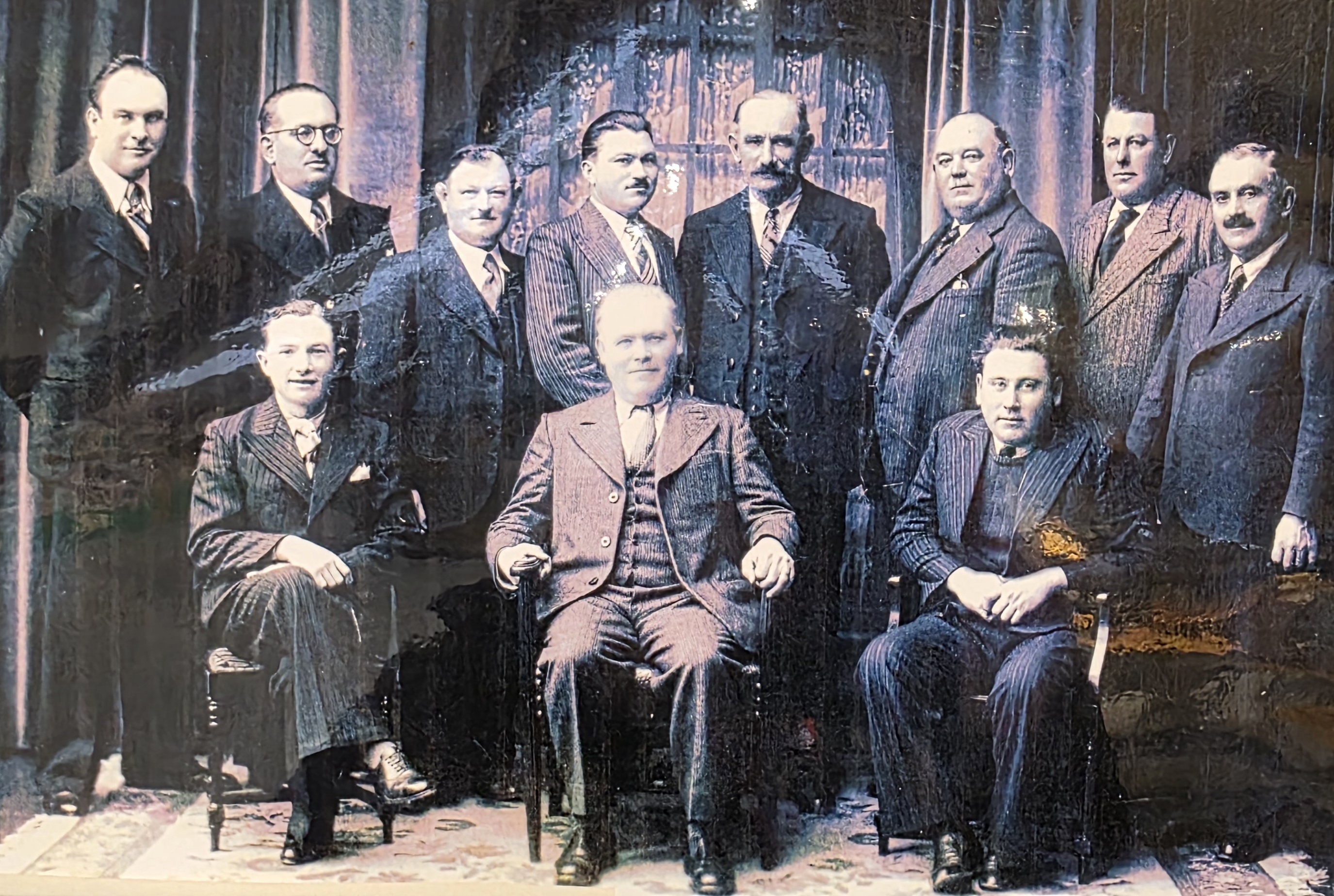 1930 : Réunion d'usiniers à l'hôtel Moguérou