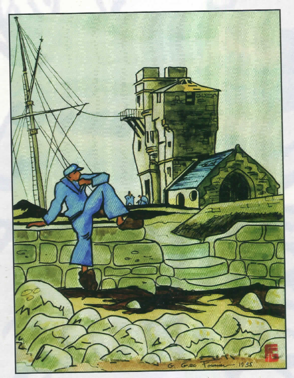 Repos du pêcheur devant le sémaphore