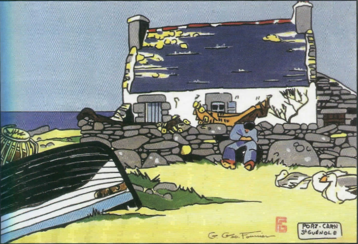 La maison du pêcheur, Porz Carn, Saint-Guénolé
