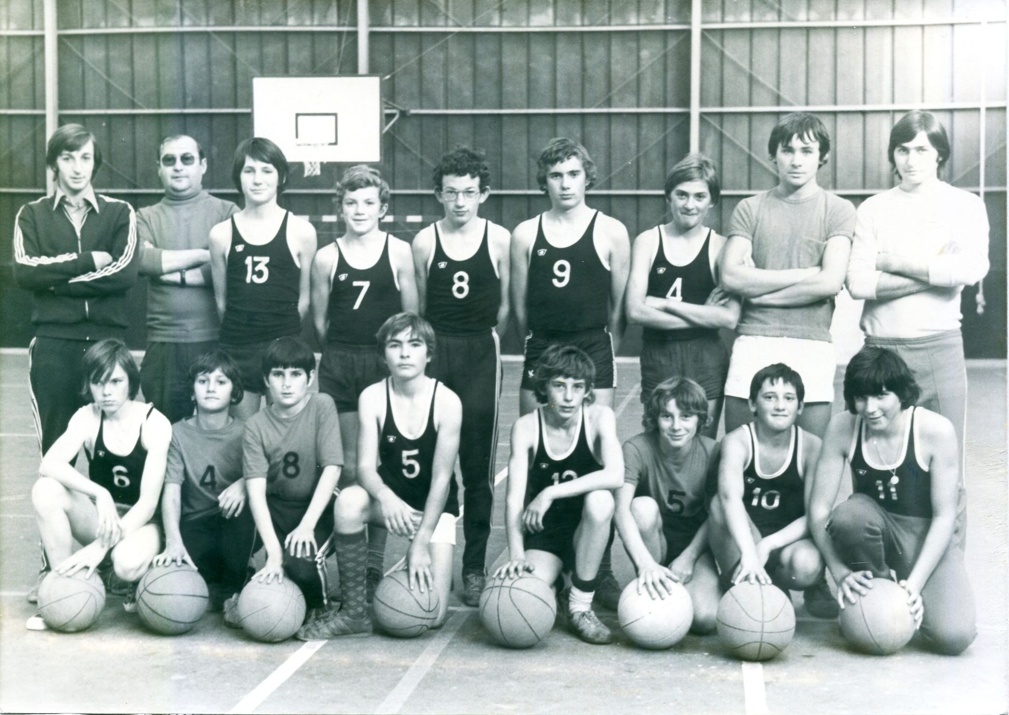 1975 : section basket des Cormorans