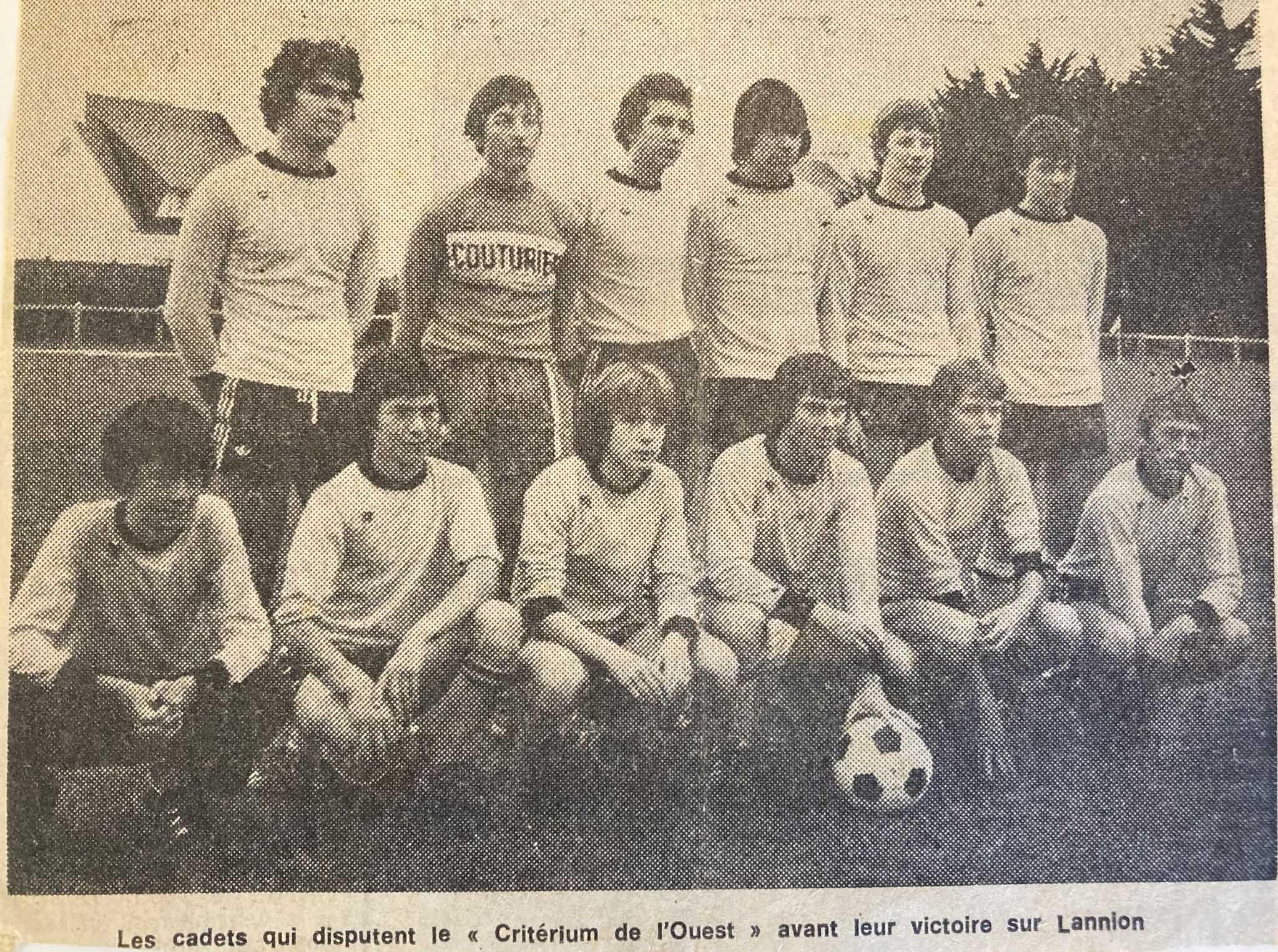 Photo de 1977 transmise par Philippe AUTRET
